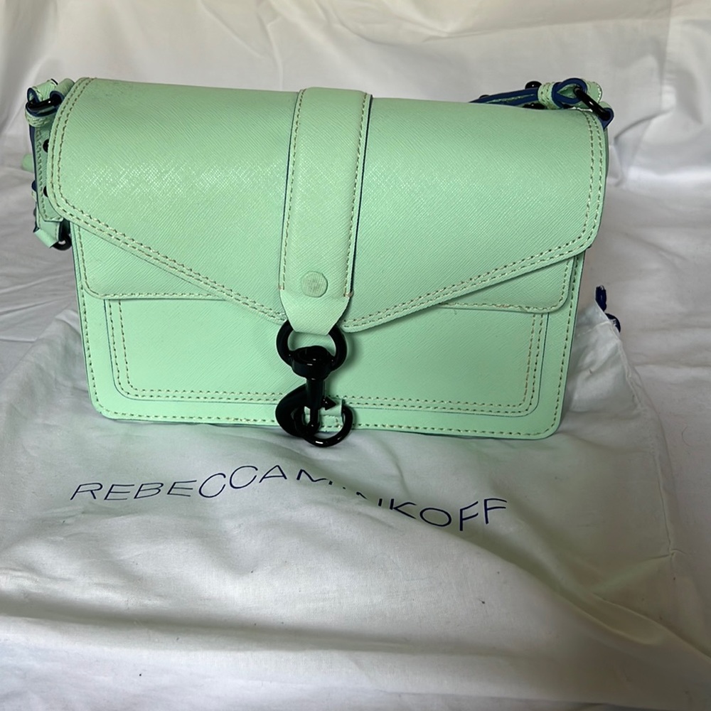 Rebecca Minkoff Hudson Moto Mini Green